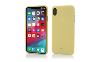 Husa Vetter iPhone Xs Max Vetter GO Soft Touch Galben, My Gsm 2000