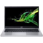 Laptop Acer Aspire 3 A315-24P cu procesor AMD Ryzen™ 5 7520U pana la 4.30 GHz, 15.6", Full HD, IPS, 8GB, 256GB SSD, AMD Radeon™ 610M, No OS, Silver