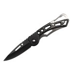 Briceag de buzunar IdeallStore®, Futuristic Knife, otel inoxidabil, 15.5 cm, negru, IdeallStore
