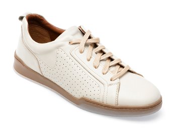Pantofi GRYXX albi, 33774, din piele naturala, GRYXX