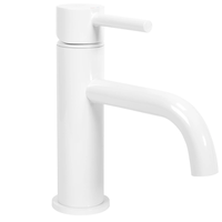 Baterie stativa pentru lavoar Rea Lungo Alb lucios, 