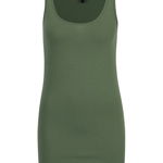 Top basic verde inchis lung VERO MODA Maxi