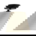 Plafonieră Sotto Luce IRO Parchment, ⌀ 16 cm, gri deschis
