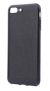 Carcasa iPhone 8 Plus Just Must Simo II Black (gaurele pentru disiparea caldurii), Just Must
