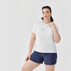 Tricou Respirant Alergare Jogging Run DRY+ BREATH Mov Damă 