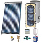 Sistem solar presurizat , panou Sunsystem VTC 30 tuburi, boiler cu 2 serpentine Sunsystem SON 300 litri, pompa 25-60, controller, vas expansiune, antigel, supapa 1/2, aerisitor 1/2, Sunsystem