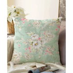 Față de pernă din amestec de bumbac Minimalist Cushion Covers Blossom, 55 x 55 cm, verde, Minimalist Cushion Covers