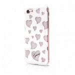 Capac Protectie Spate Guess Pentru Iphone 7 Colectia Hearts - Alb, Guess