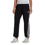 adidas Performance, Pantaloni cu benzi logo pentru antrenament, Negru