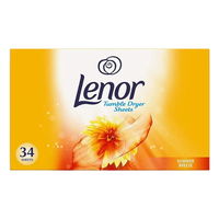 Servetele parfumate pentru haine si masina de uscat rufe Lenor Summer, LENOR