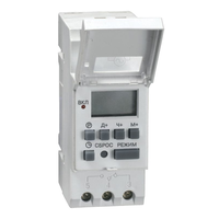 Ceas programator  TE15 digital 16A 230V pentru DIN-rail, Iek
