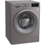 Masina de spalat rufe LG F4J5TN7S, Direct Drive, 8 kg, 1400 RPM, Clasa A+++, 60 cm, Argintiu, LG