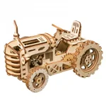 Tehnologia Robotime Model de puzzle 3D de tractor din lemn ROBOTIME, Robotime Technology