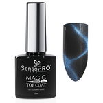 Top Coat Cat Eye SensoPRO Milano 10ml, Blue, SensoPRO Milano