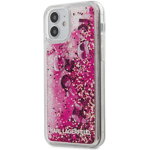 Husa de protectie Guess Liquid Glitter Charms pentru Apple iPhone 12 mini