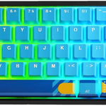 Tastatura mecanica gaming QwertyKey 65 Hurricane, Hotswap, RGB, switch-uri Red