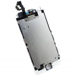 Display iPhone 6 LCD Alb Complet Cu Tablita Metalica Si Conector Amprenta, Apple