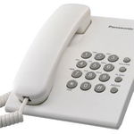 Telefon fix cu fir Panasonic KX-TS500FXW, Alb