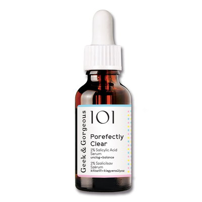 Ser 2% acid salicilic Porefectly Clear, 30ml, Geek&Gorgeous, Geek&Gorgeous