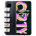 REALME Telefon mobil Realme C21Y, Dual SIM, 4GB RAM, 64GB, 4G, Black, REALME