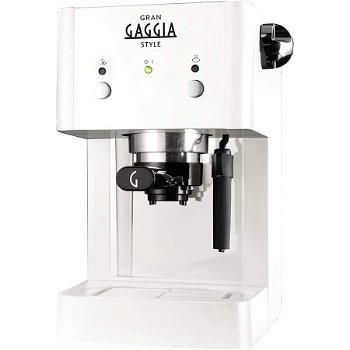 Espressor manual Gaggia Gran Style RI8423/21, 950 W, 15 Bar, 1 L Alb