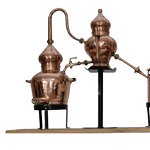 Cazan Premium pentru Cognac, Alambic Charental 10 Litri, Distilare Continua, AlAmbick