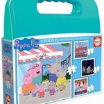 Puzzle progresiv 4 in 1 (12+16+20+25 piese) Peppa Pig