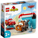 Distractie la spalatorie cu lightning mcqueen si mater, LEGO