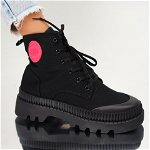 Pantofi Sport, culoare Negru, material Textil - cod: P9028, ABC