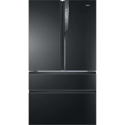 HAIER Side by Side Haier HB26FSNAAA, French Door, 750L, Clasa E, H 190 cm, Negru, HAIER