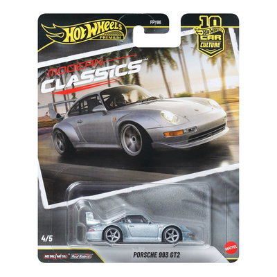 Masina metalica, Hot Wheels Premium, Car Culture, Porsche 993 GT2, JKF16, Hot Wheels