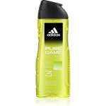 Adidas Pure Game gel de dus pentru față, corp și păr 3 in 1 pentru bărbați 400 ml, Adidas