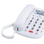 Telefon fix, Alcatel, TMAX20, Alb/Negru
