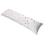 Husa bumbac detasabila pentru perna dormit lateral 145x45 cm Kidizi® Galaxy Grey