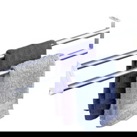 Uscator pentru calorifer, Wenko, Twin, 1.1 m capacitate de uscare, 11.5 x 13 x 60 cm, aluminiu/plastic, Wenko