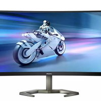 Monitor Gaming Philips EVNIA Curbat 34" QD-OLED WQHD 175Hz 0.03ms HDR400 TrueBlack FlickerFree HA HDMI DisplayPort USB hub RGB Light FX