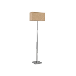 Lampa de podea Kronplatz, 1 bec, dulie E27, L:340 mm, H:1570 mm, Maro, Ideal Lux
