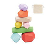 8 piese lemn stivuite,in pouch, Midocean