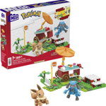 Set de constructie Mega Bloks Pokemon Poke Puff Picnic 163 piese, Mattel