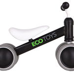 Bicicletă echilibrată, mini bicicletă Practică Ecotoys negre, ECOTOYS