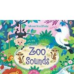 Carte muzicala "Zoo sounds", cu pagini cartonate, 3 ani+, Usborne