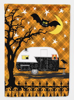 Caroline`s Treasures Carolines Comori VHA3020GF Halloween Vintage Camper Flag Garden Size Multicolore Small, 