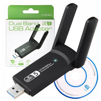 Adaptor Wireless Extender USB3.0, 1200 Mbps, Amplificator Semnal Wifi, 