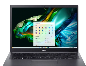 Laptop Acer Aspire 5 A514-56 cu procesor Intel® Core™ i7-1355U pana la 5.0 GHz, 14, WUXGA, IPS, 16GB, 512GB SSD, Intel® UHD Graphics, No OS, Iron, Acer