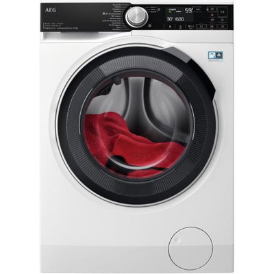 Masina de spalat rufe cu uscator AEG LWR85865O, Spalare 8 Kg, Uscare 5 Kg, 1600 rpm, Clasa A, Motor Inverter, WiFi, ProSense, ProSteam, Okomix (Alb), AEG