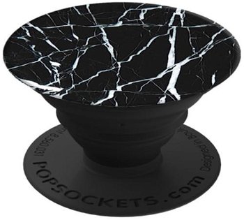 Suport Popsockets Stand Adeziv Black Marble, Popsockets