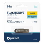 flash drive usb s-depo 64gb platinet, PLATINET