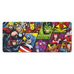 Mousepad profesional pentru gaming si birou Marvel Avengers, model XL, antiderapant, impermeabil, 80x35 cm, Marvel