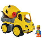 Camion betoniera Big Power Worker cu figurina, Big