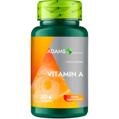 Vitamina A 10000 UI, 30cps, Adams Supplements,